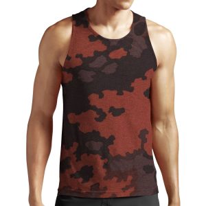 Eichenlaubmuster Autumn Ss Dotted German Ww2 Camouflage All-over-print Unisex Tank Top