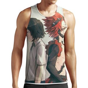 Eijiro Kirishima Red Riot All-over-print Unisex Tank Top