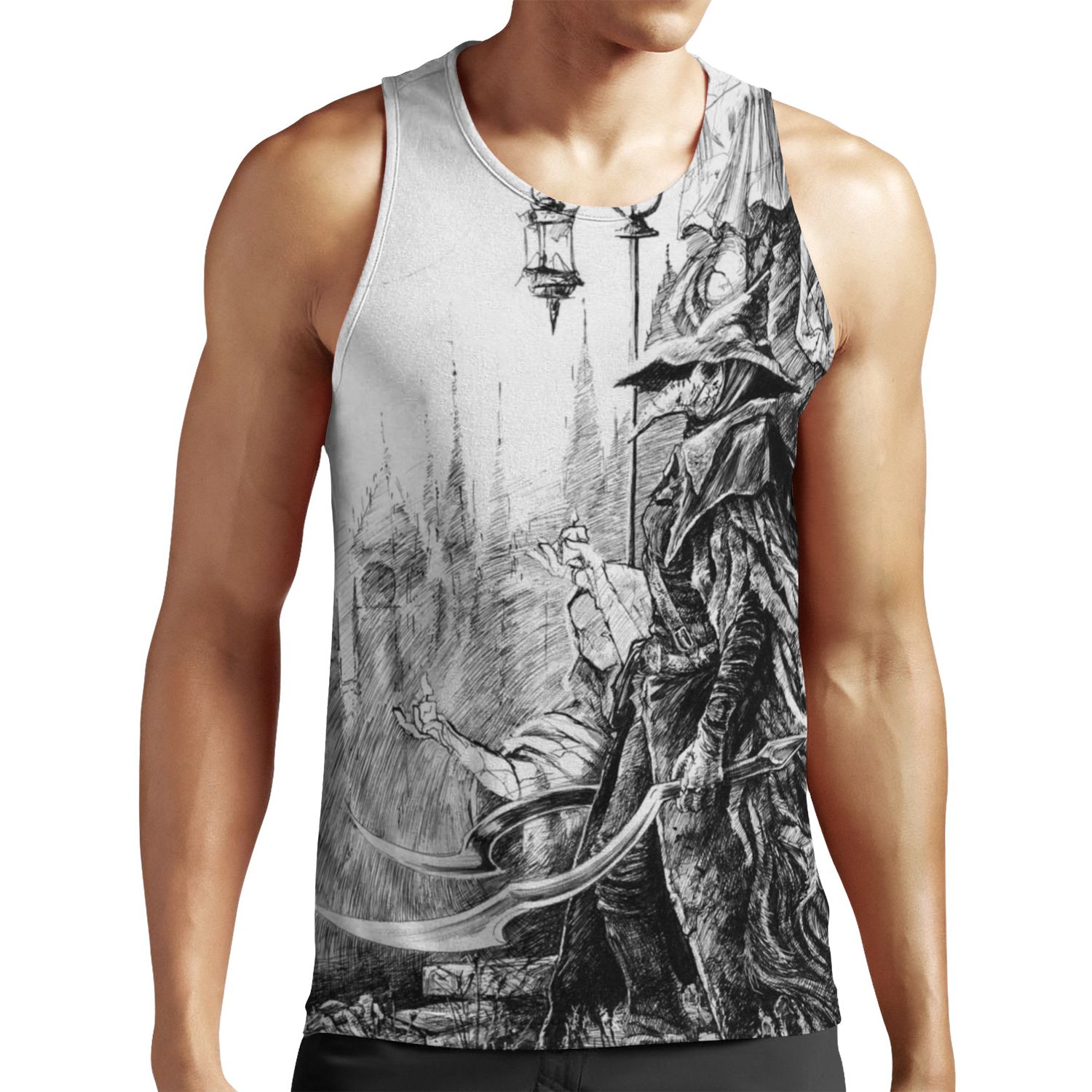 Eileen The Crow Bloodborne All-over-print Unisex Tank Top