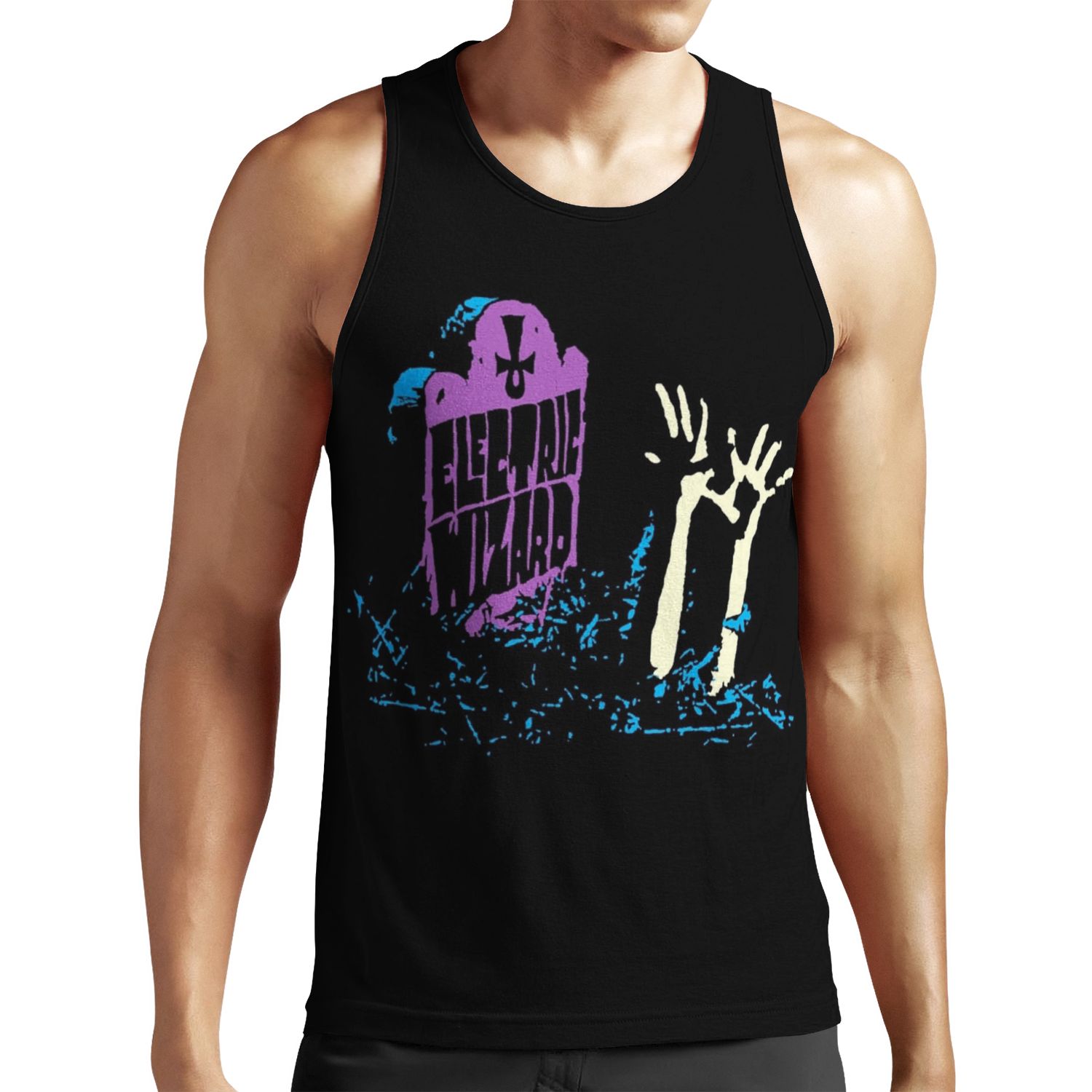 Electric Wizard Tombstone All-over-print Unisex Tank Top