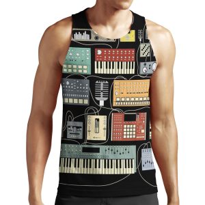 Electronic Musician Synthesizer And Drum Machine Dj All-over-print Unisex Tank Top