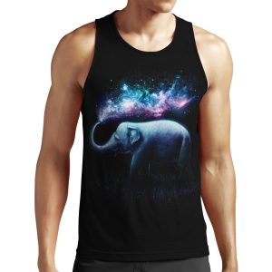 Elephant Splash All-over-print Unisex Tank Top