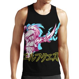 Elfquest Katakana All-over-print Unisex Tank Top