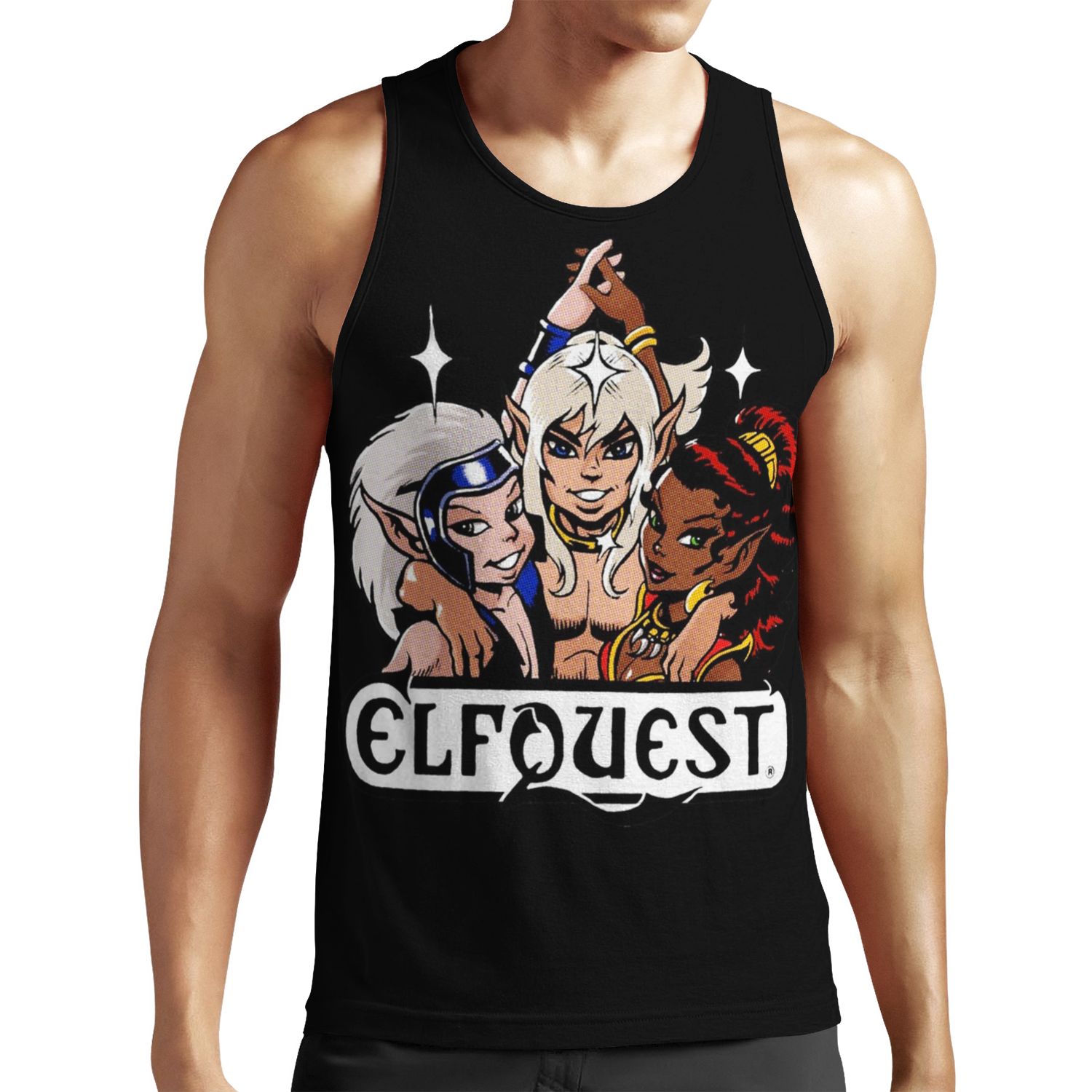 Elfquest Retro Trio All-over-print Unisex Tank Top