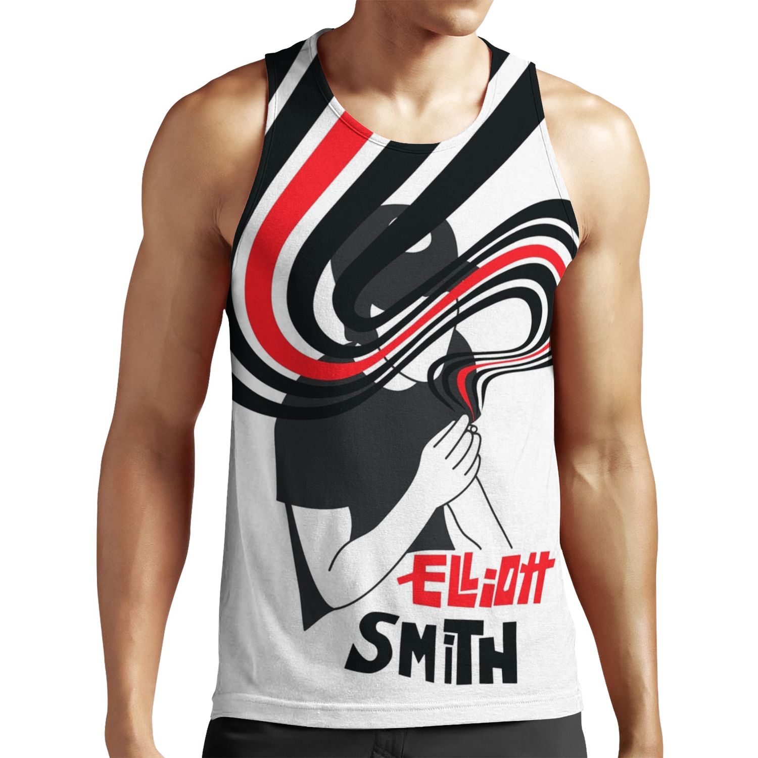 Elliott Smith Either 8 All-over-print Unisex Tank Top