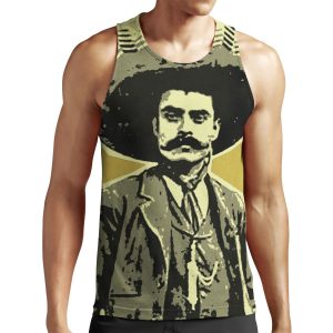 Emiliano Zapata Salazar All-over-print Unisex Tank Top