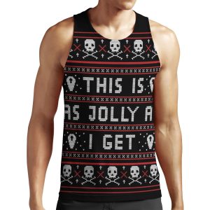Emo Gothic Ugly Christmas Sweater All-over-print Unisex Tank Top