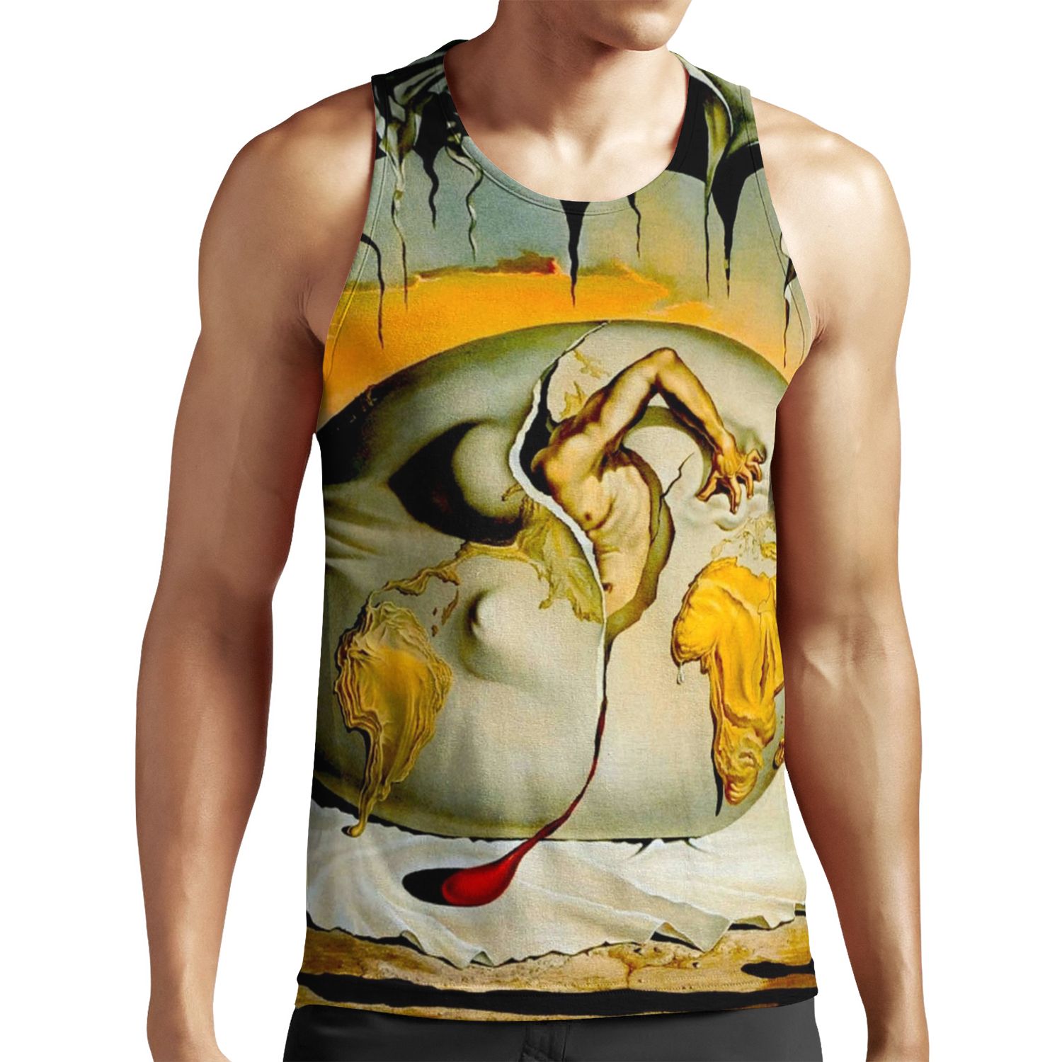Enfante Geopolitique Observante Painting Print All-over-print Unisex Tank Top