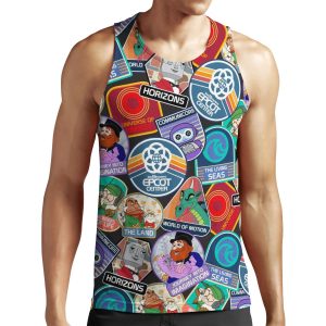 Epcot Center Badges All-over-print Unisex Tank Top