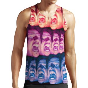 Eric Andre Screaming All-over-print Unisex Tank Top