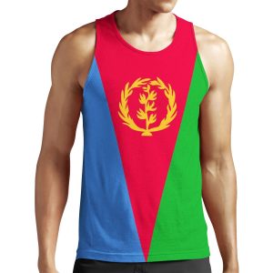 Eritrea Flag Banner All-over-print Unisex Tank Top