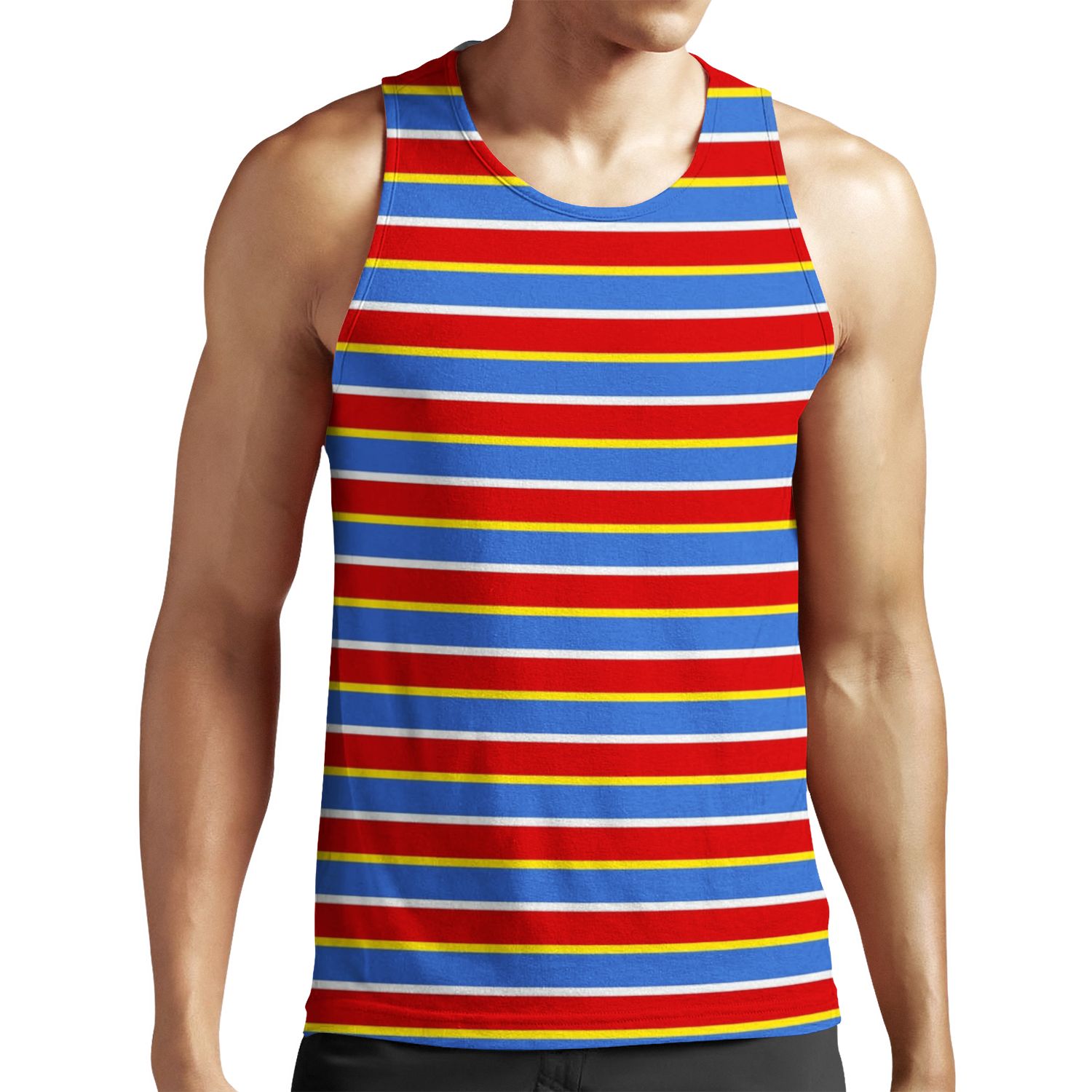 Ernie Stripes All-over-print Unisex Tank Top