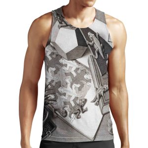 Escher All-over-print Unisex Tank Top