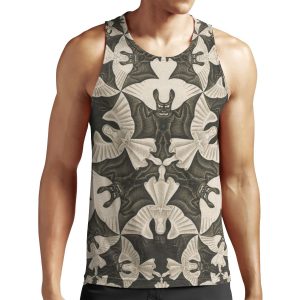 Escher Circle Limit Iv Heaven And Hell All-over-print Unisex Tank Top