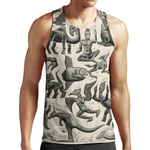 Escher Plane Filling Ii All-over-print Unisex Tank Top