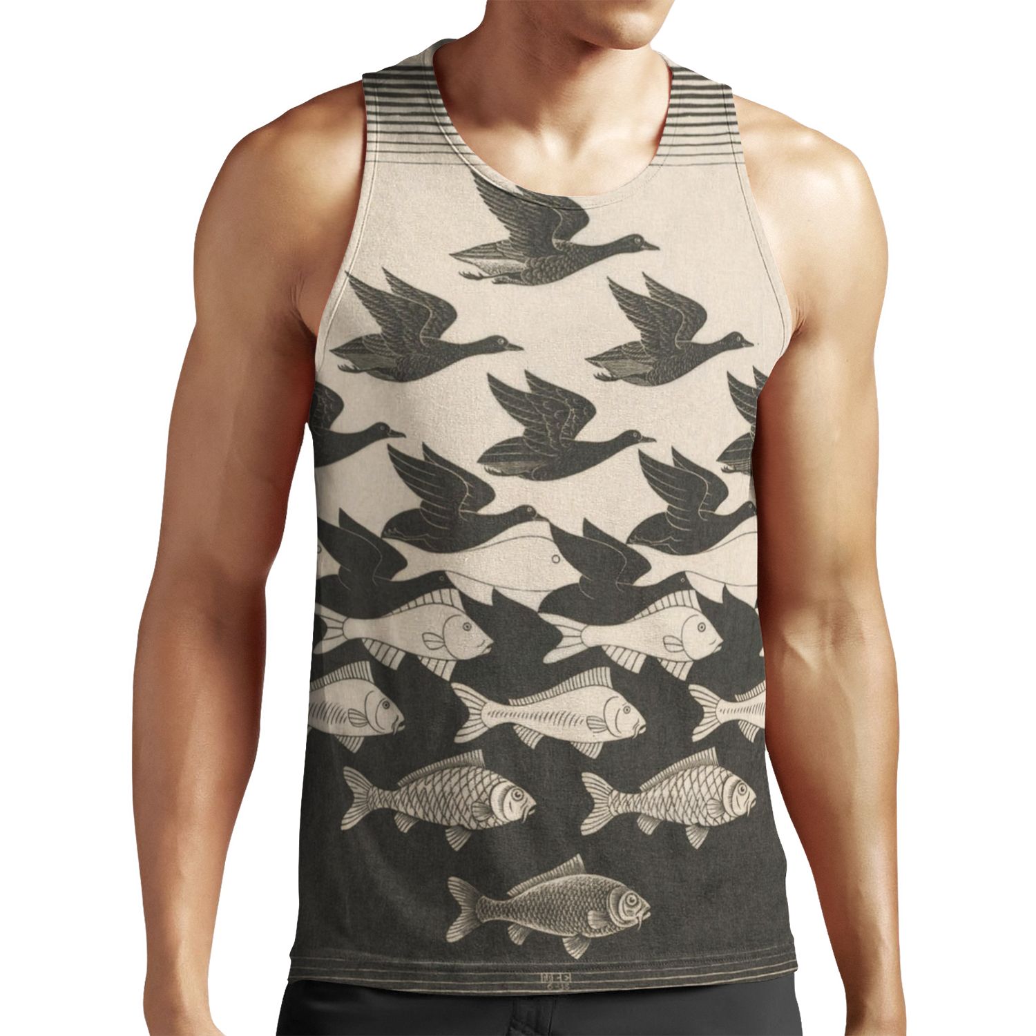 Escher Sky And Water I All-over-print Unisex Tank Top