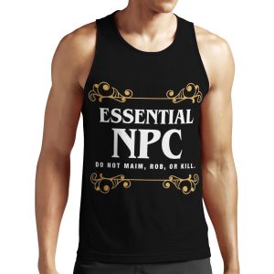 Essential Npc Non Playable Character Gaming All-over-print Unisex Tank Top