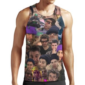 Ethan Klein H3H3 Collage All-over-print Unisex Tank Top