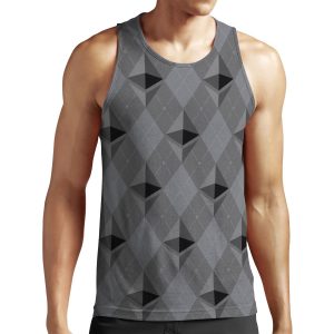 Ethereum Pattern All-over-print Unisex Tank Top
