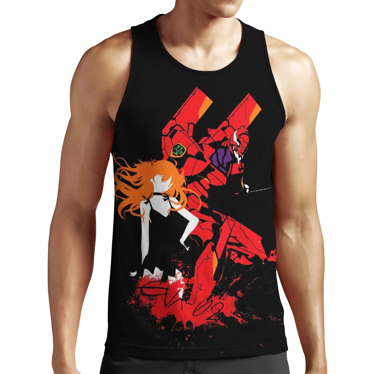 Evangelion Unit 02 All-over-print Unisex Tank Top