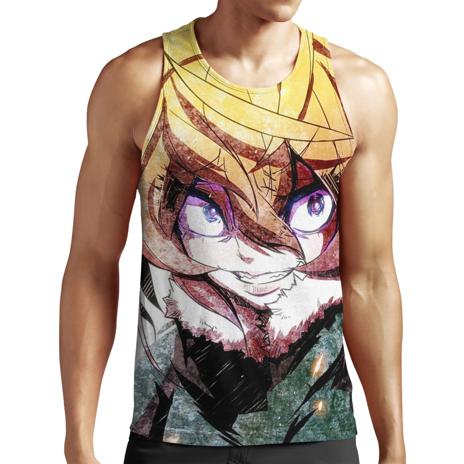 Evil Glare All-over-print Unisex Tank Top