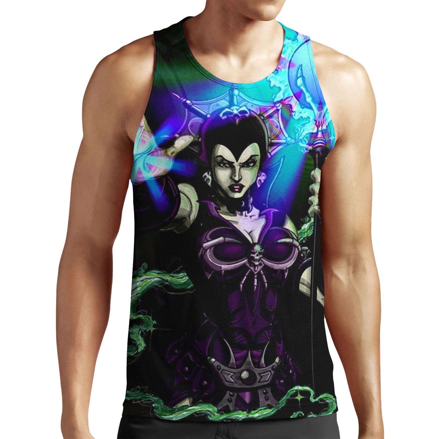 Evil Lyn Dark All-over-print Unisex Tank Top
