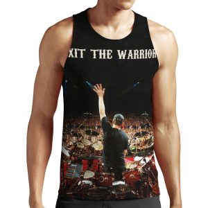 Exit The Warrior Neil Peart Legendary Rush Band Drummer For Fan Art Canvas All-over-print Unisex Tank Top