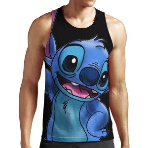Experiment 626 Stitch Zoomed In All-over-print Unisex Tank Top
