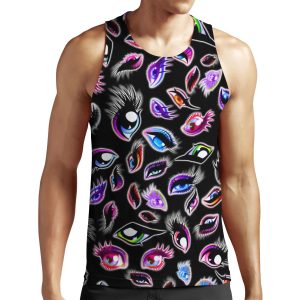 Eye See You Black Edition All-over-print Unisex Tank Top