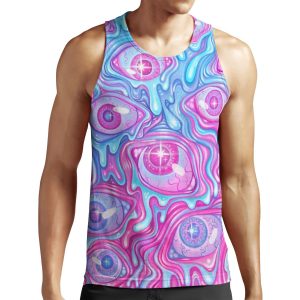 Eyeball Pattern Version 2 All-over-print Unisex Tank Top