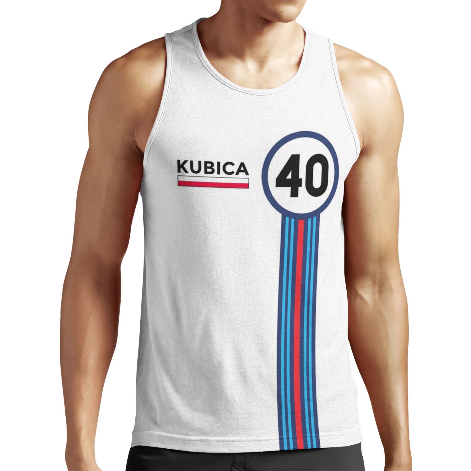 F1 2018 40 Kubica All-over-print Unisex Tank Top