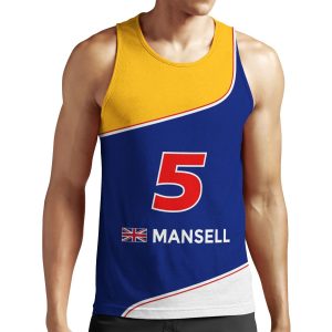 F1 Legends Nigel Mansell All-over-print Unisex Tank Top
