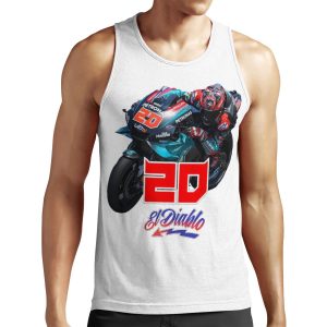 Fabio Quartararo Logo 20 El Diablo All-over-print Unisex Tank Top