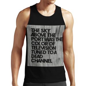 Famous First Liners Neuromancer By William Gibson All-over-print Unisex Tank Top
