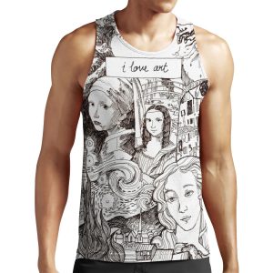 Famous Paintings Art History I Love Art All-over-print Unisex Tank Top