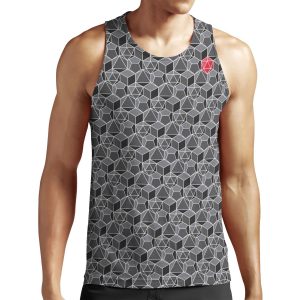Fantasy Dice Pattern All-over-print Unisex Tank Top