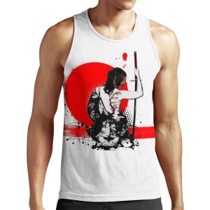 Female Samurai All-over-print Unisex Tank Top