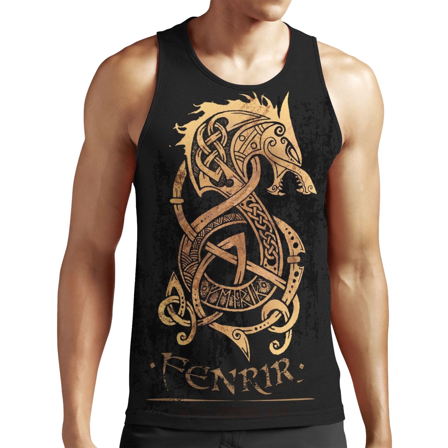 Fenrir The Nordic Monster Wolf All-over-print Unisex Tank Top