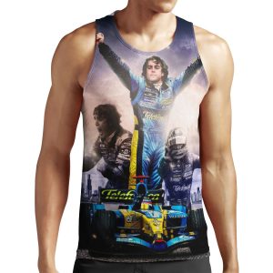 Fernando Alonso World Champion 2005 All-over-print Unisex Tank Top