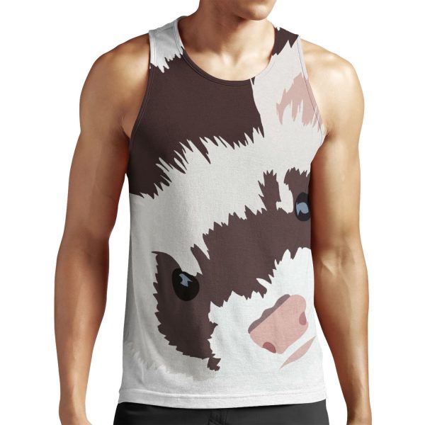 Ferret Head All-over-print Unisex Tank Top