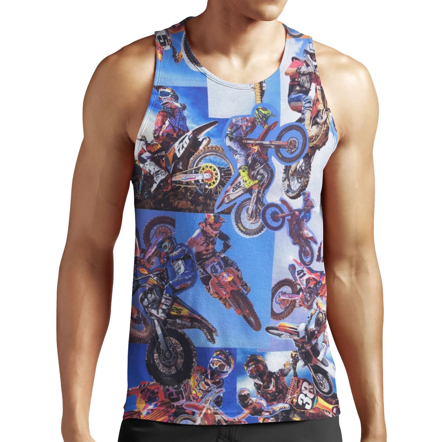 Fight Club Motorcross All-over-print Unisex Tank Top