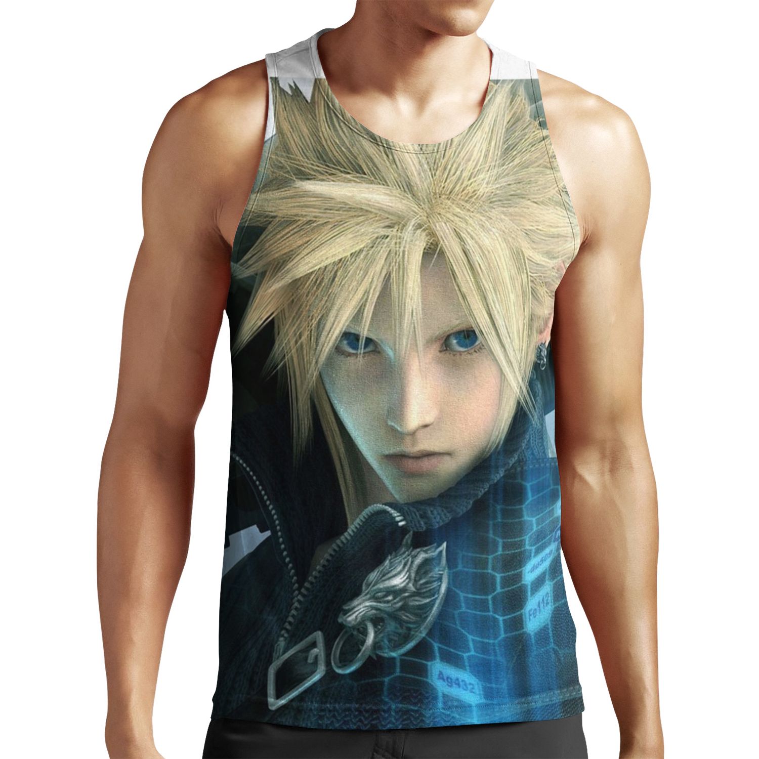 Final Fantasy Cloud All-over-print Unisex Tank Top