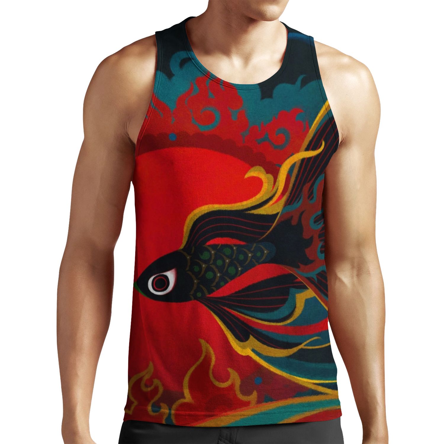 Fire Fish All-over-print Unisex Tank Top