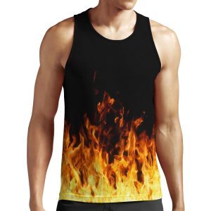 Fire Flames All-over-print Unisex Tank Top