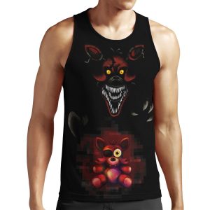 Five Nights At Freddy S Fnaf 4 Nightmare Foxy Plush All-over-print Unisex Tank Top