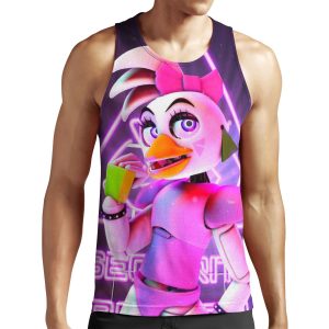Five Nights At Freddys Security Breach Glamrock Chica All-over-print Unisex Tank Top