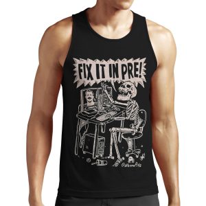 Fix It In Pre Skeleton All-over-print Unisex Tank Top