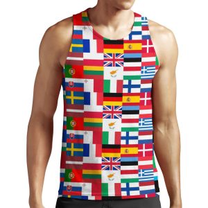 Flag Me European Union All-over-print Unisex Tank Top
