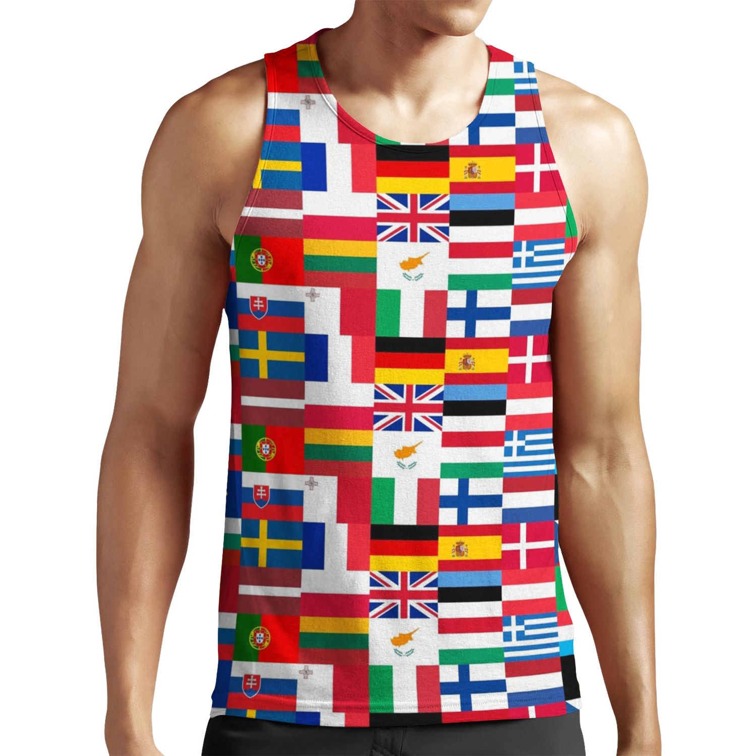 Flag Me European Union All-over-print Unisex Tank Top