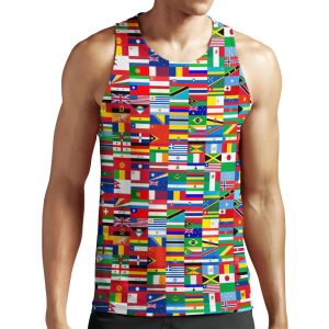 Flag Me World Flags All-over-print Unisex Tank Top